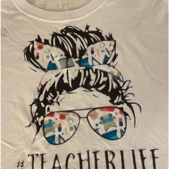 Teacher Life t shirt size large - Picture 2 of 4